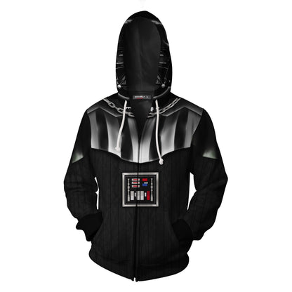 Darth Vader Cosplay (Anakin Skywalker) Star Wars Zip Up Hoodie Jacket