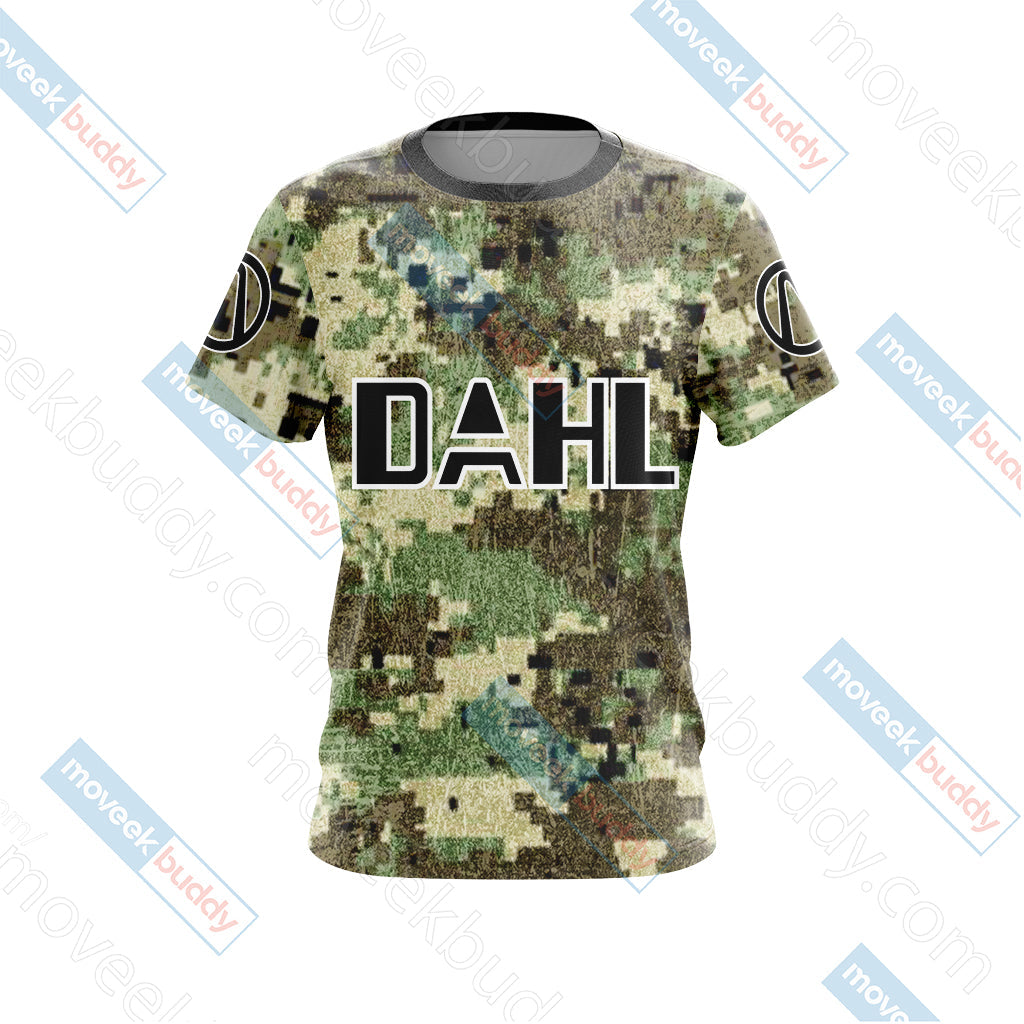 Borderlands - DAHL Camo Style Version 2 Unisex 3D T-shirt   