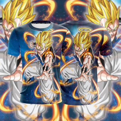 Gogeta (Goku And Vegeta) Dragon Ball Unisex 3D T-shirt