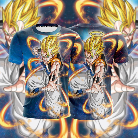 Gogeta (Goku And Vegeta) Dragon Ball Unisex 3D T-shirt S  