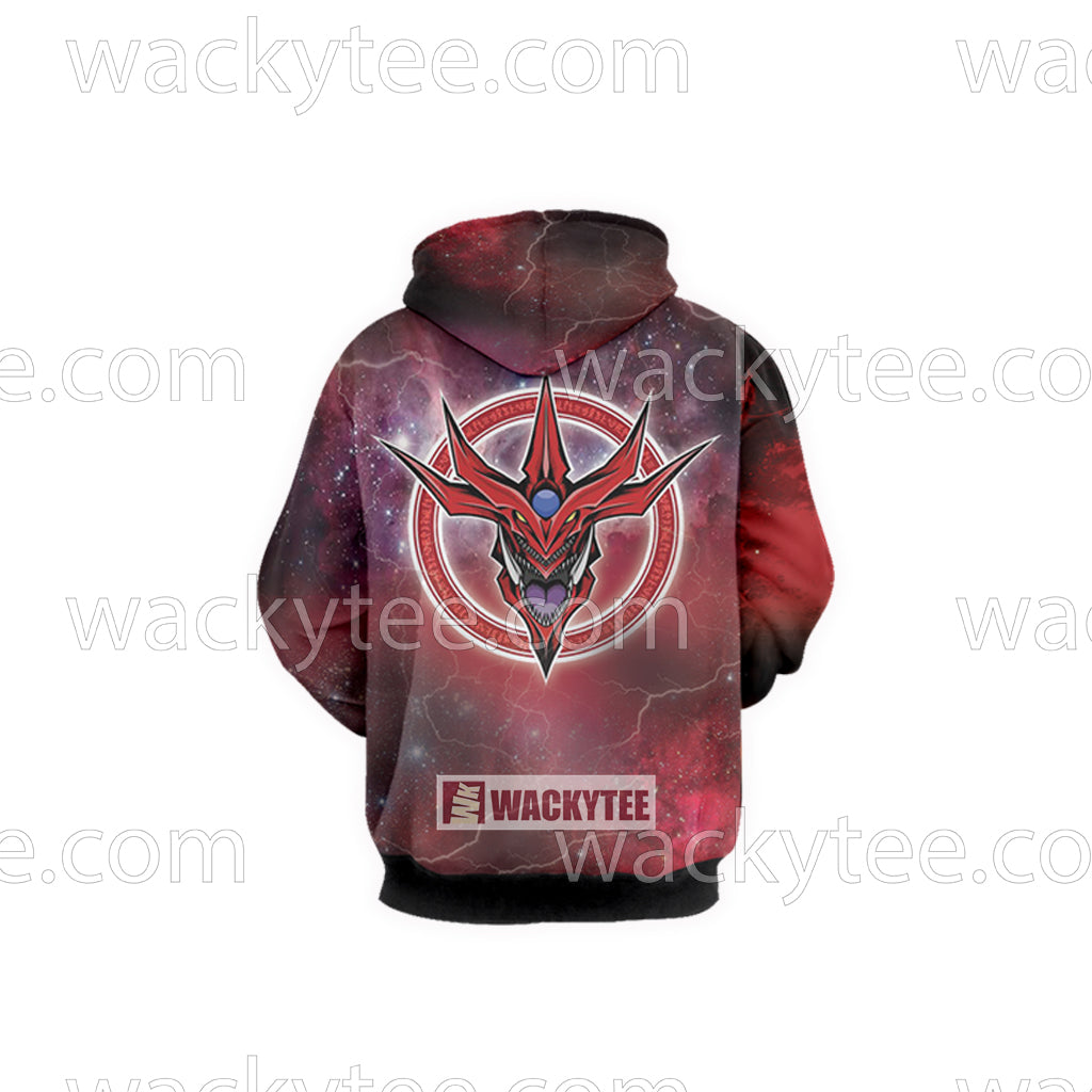 Yu Gi Oh! Yami Yugi And Slifer The Sky Dragon 3D T-shirt