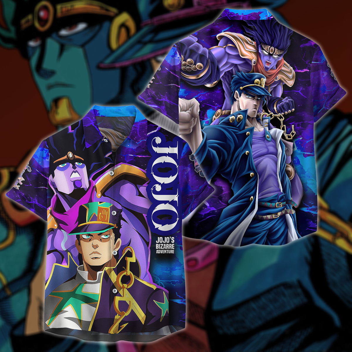 JoJo's Bizarre Adventure 3D All Over Print T-shirt Tank Top Zip Hoodie Pullover Hoodie Hawaiian Shirt Beach Shorts Jogger Hawaiian Shirt