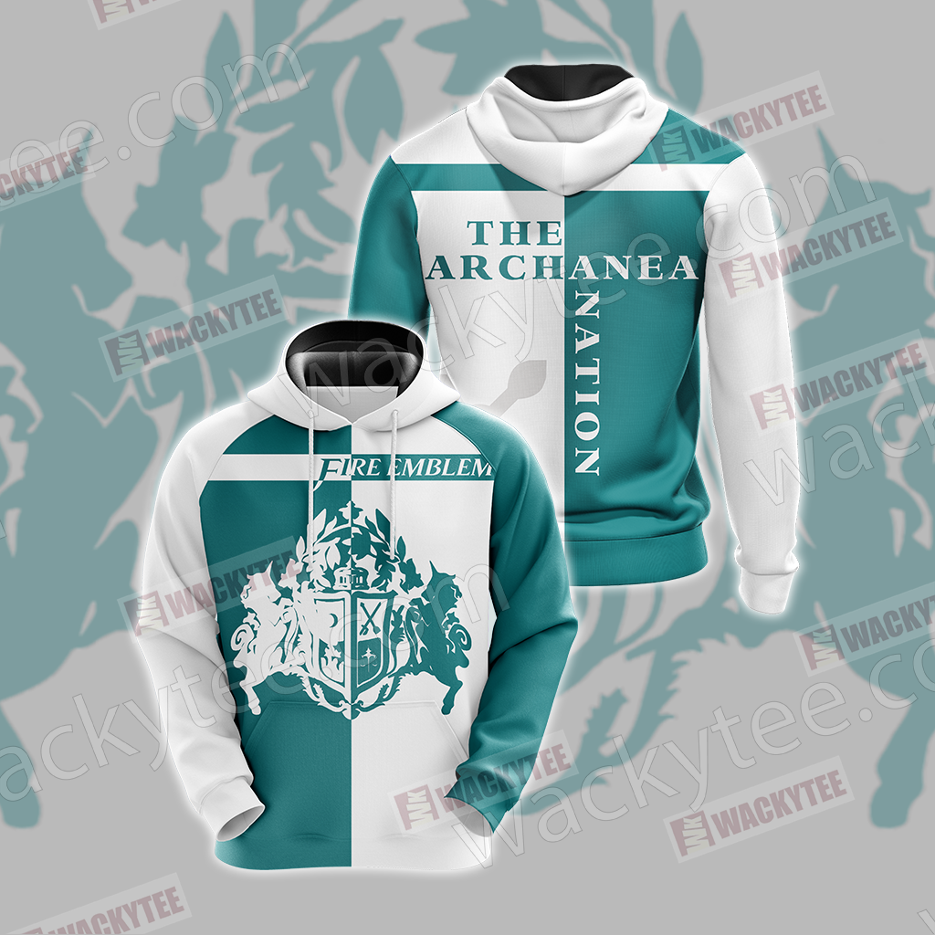 Fire Emblem - The symbol of the Archanea nation Unisex 3D T-shirt Hoodie
