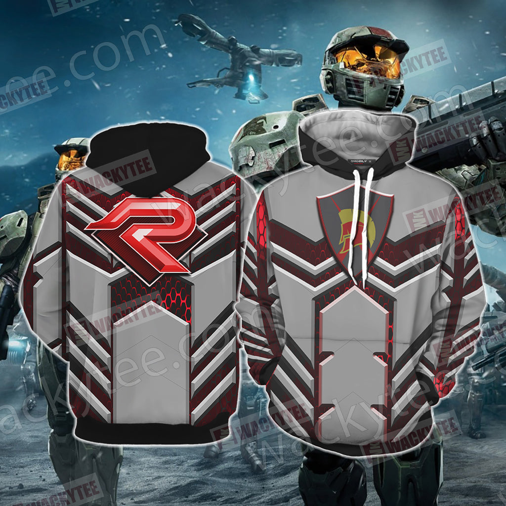 Halo - Red Team Unisex 3D T-shirt Hoodie