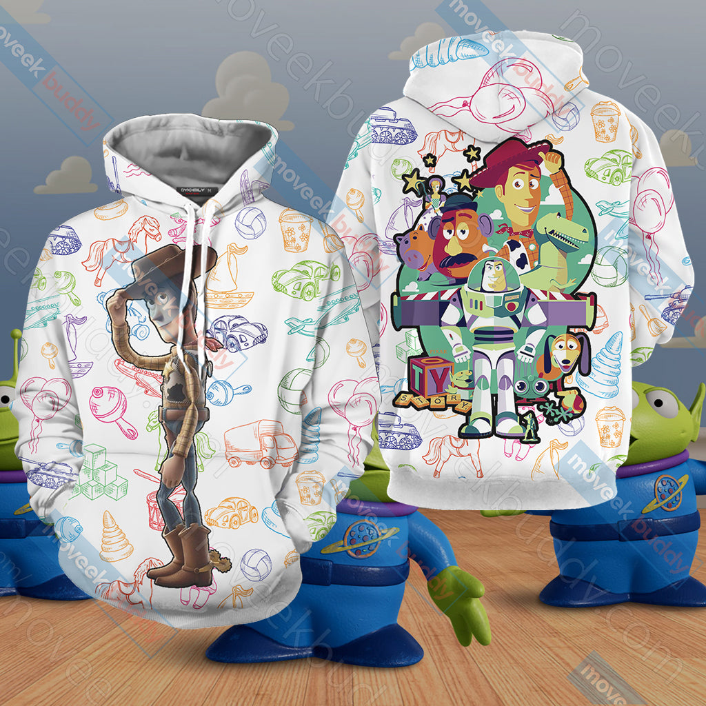 ToyStory Unisex 3D T-shirt Hoodie