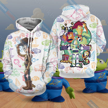 ToyStory Unisex 3D T-shirt Hoodie