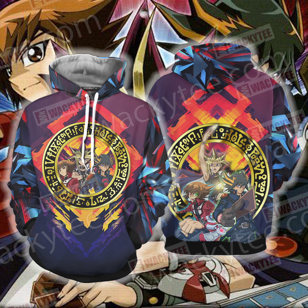 Yu Gi Oh! Judai, Yami Yugi and Yusei Unisex 3D T-shirt Hoodie