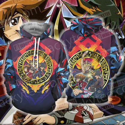Yu Gi Oh! Judai, Yami Yugi and Yusei Unisex 3D T-shirt Hoodie