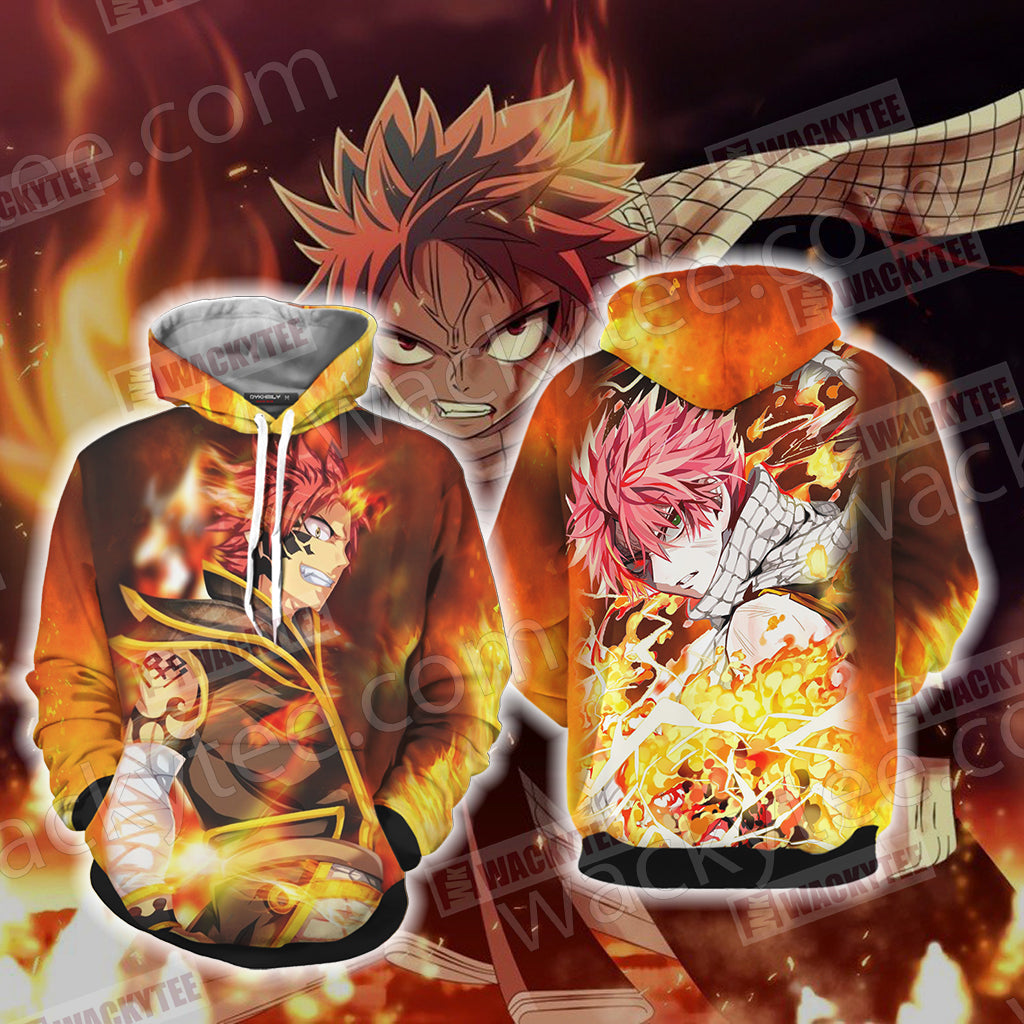 Fairy Tail: Dragon Cry Natsu Dragneel New Look Unisex 3D T-shirt Hoodie