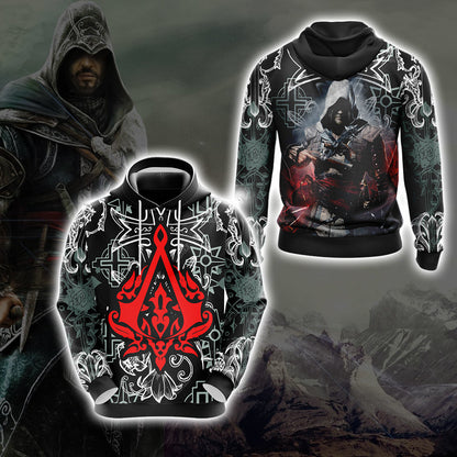 Assassin's Creed Unisex 3D T-shirt Hoodie