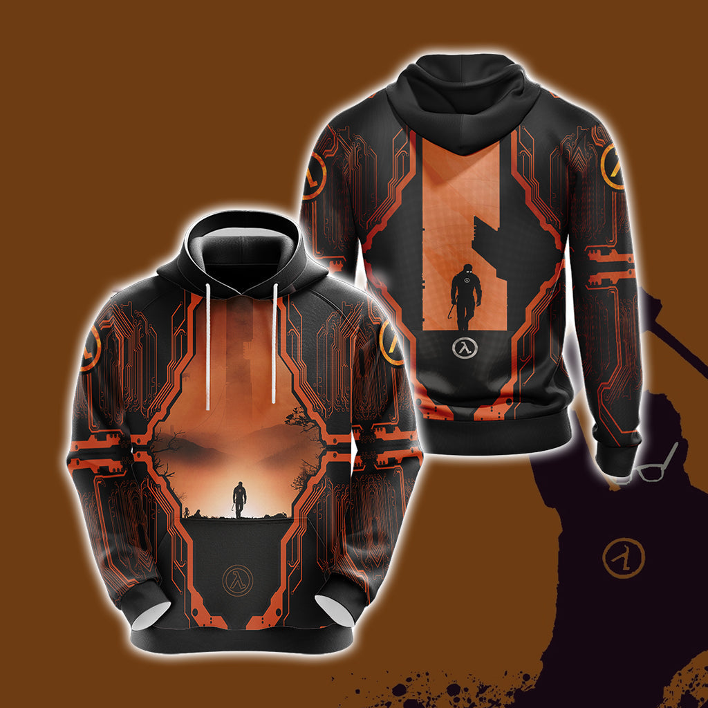 Half-Life Video Game Unisex 3D T-shirt Hoodie
