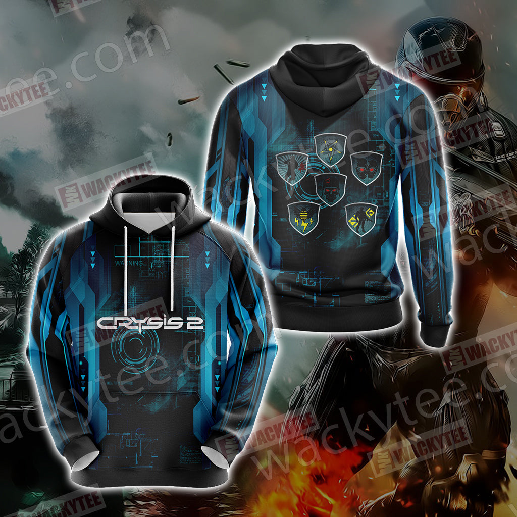Crysis 2 Video Game Unisex 3D T-shirt Hoodie