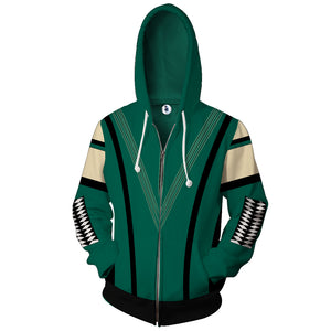 Guardians Of The Galaxy Mantis Girl Cosplay Zip Up Hoodie Jacket   