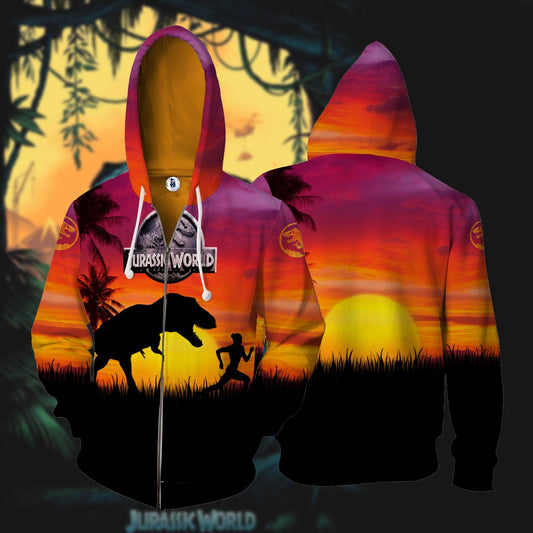 Jurassic World: Fallen Kingdom Zip Up Hoodie 5XL