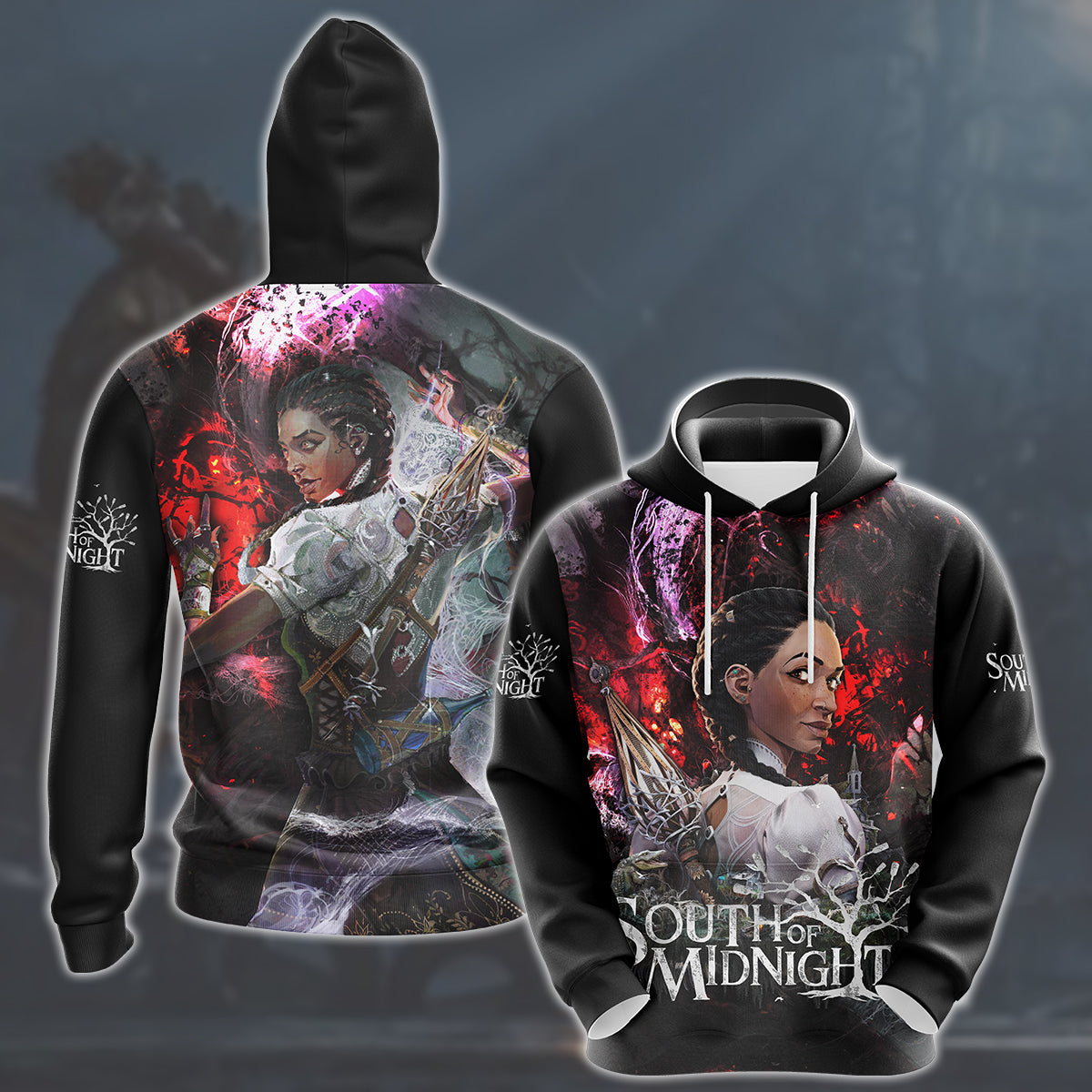 South of Midnight Video Game All Over Printed T-shirt Tank Top Zip Hoodie Pullover Hoodie Hawaiian Shirt Beach Shorts Joggers Hoodie