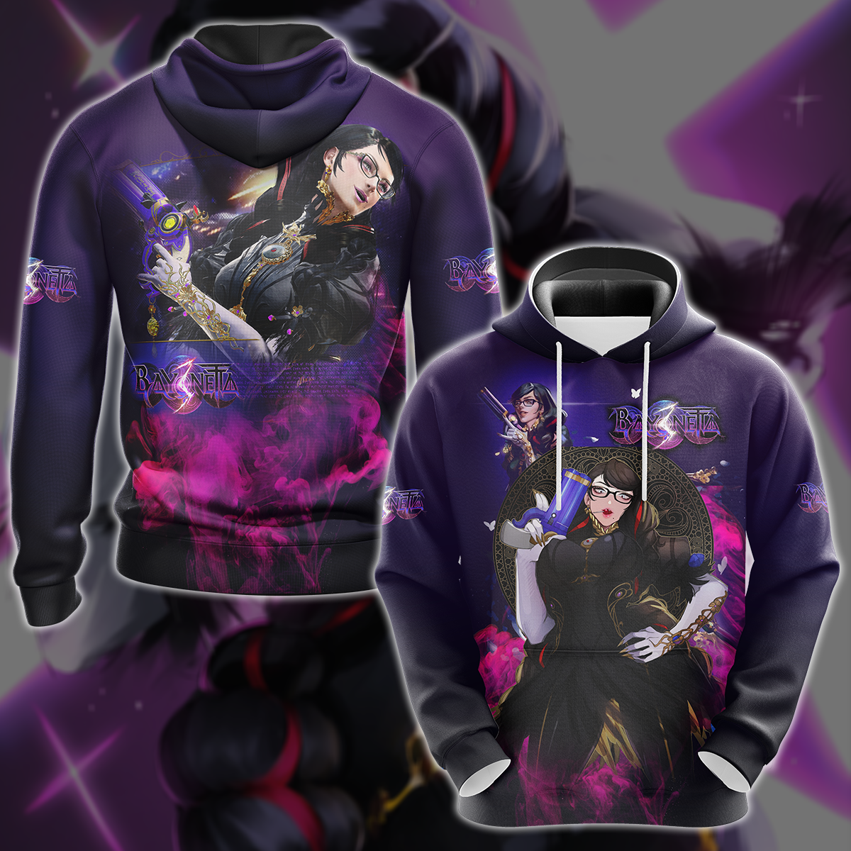 Bayonetta 3 Video Game 3D All Over Print T-shirt Tank Top Zip Hoodie Pullover Hoodie Hawaiian Shirt Beach Shorts Jogger Hoodie