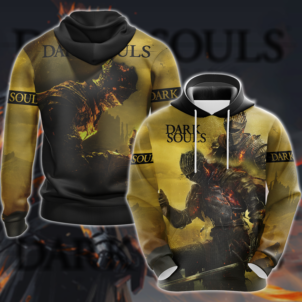 Dark Souls Video Game 3D All Over Print T-shirt Tank Top Zip Hoodie Pullover Hoodie Hawaiian Shirt Beach Shorts Jogger Hoodie