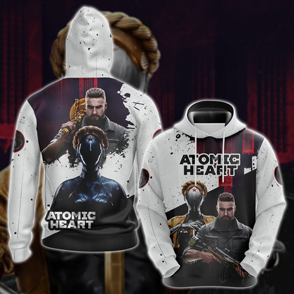 Atomic Heart Video Game 3D All Over Printed T-shirt Tank Top Zip Hoodie Pullover Hoodie Hawaiian Shirt Beach Shorts Jogger Hoodie