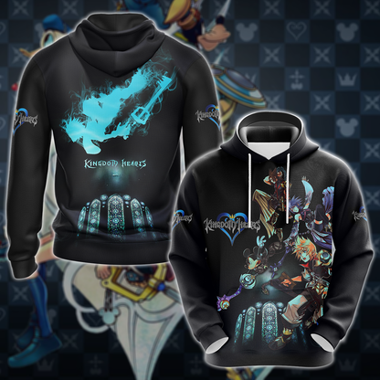 Kingdom Hearts Video Game 3D All Over Print T-shirt Tank Top Zip Hoodie Pullover Hoodie Hawaiian Shirt Beach Shorts Jogger Hoodie