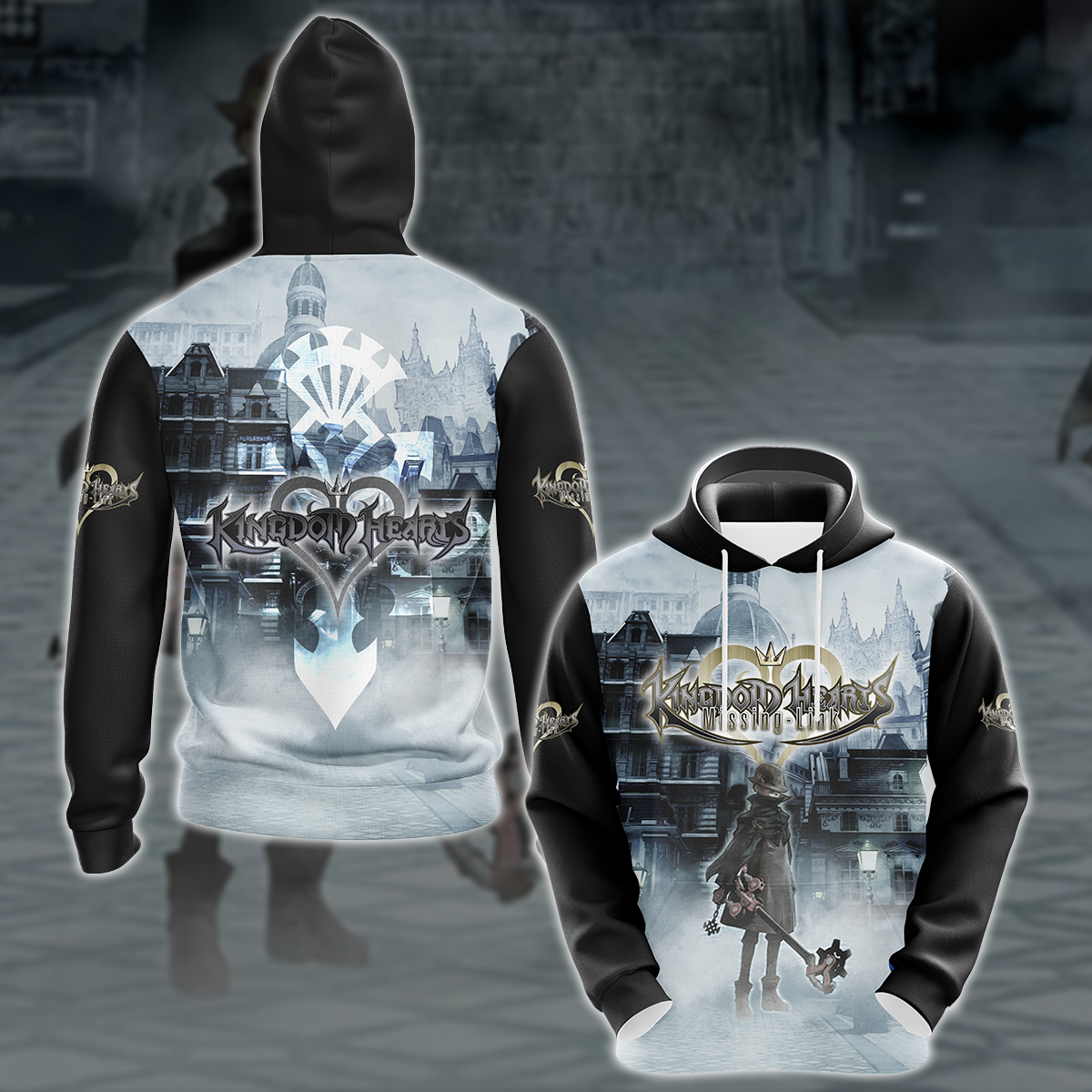Kingdom Hearts: Missing Link Video Game 3D All Over Printed T-shirt Tank Top Zip Hoodie Pullover Hoodie Hawaiian Shirt Beach Shorts Jogger Hoodie