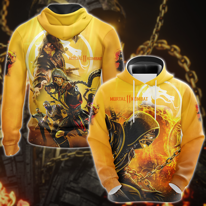 Mortal Kombat Video Game 3D All Over Print T-shirt Tank Top Zip Hoodie Pullover Hoodie Hawaiian Shirt Beach Shorts Jogger Hoodie