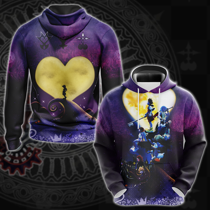 Kingdom Hearts Video Game 3D All Over Print T-shirt Tank Top Zip Hoodie Pullover Hoodie Hawaiian Shirt Beach Shorts Jogger Hoodie
