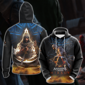 Assassin's Creed Mirage Video Game All Over Printed T-shirt Tank Top Zip Hoodie Pullover Hoodie Hawaiian Shirt Beach Shorts Joggers Hoodie S 