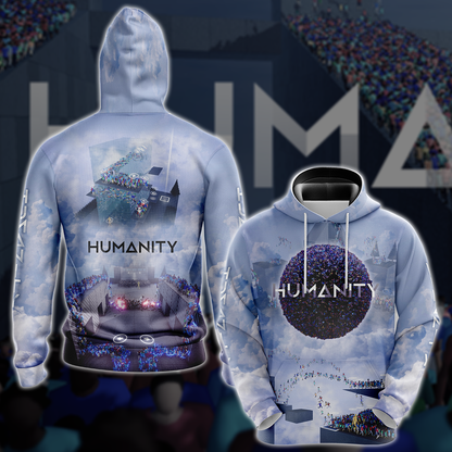 Humanity Video Game 3D All Over Printed T-shirt Tank Top Zip Hoodie Pullover Hoodie Hawaiian Shirt Beach Shorts Jogger Hoodie