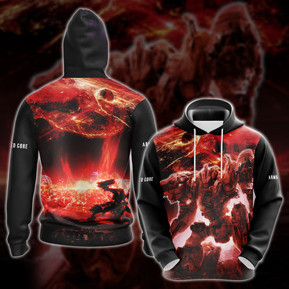 Armored Core Video Game All-Over T-shirt Hoodie Tank Top Hawaiian Shirt Beach Shorts Joggers Hoodie