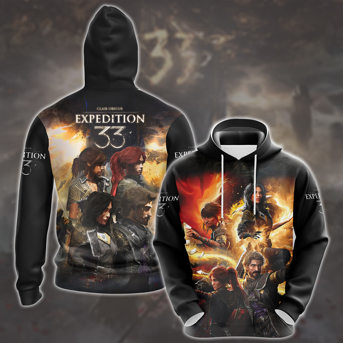 Clair Obscur: Expedition 33 Video Game All Over Printed T-shirt Tank Top Zip Hoodie Pullover Hoodie Hawaiian Shirt Beach Shorts Joggers Hoodie