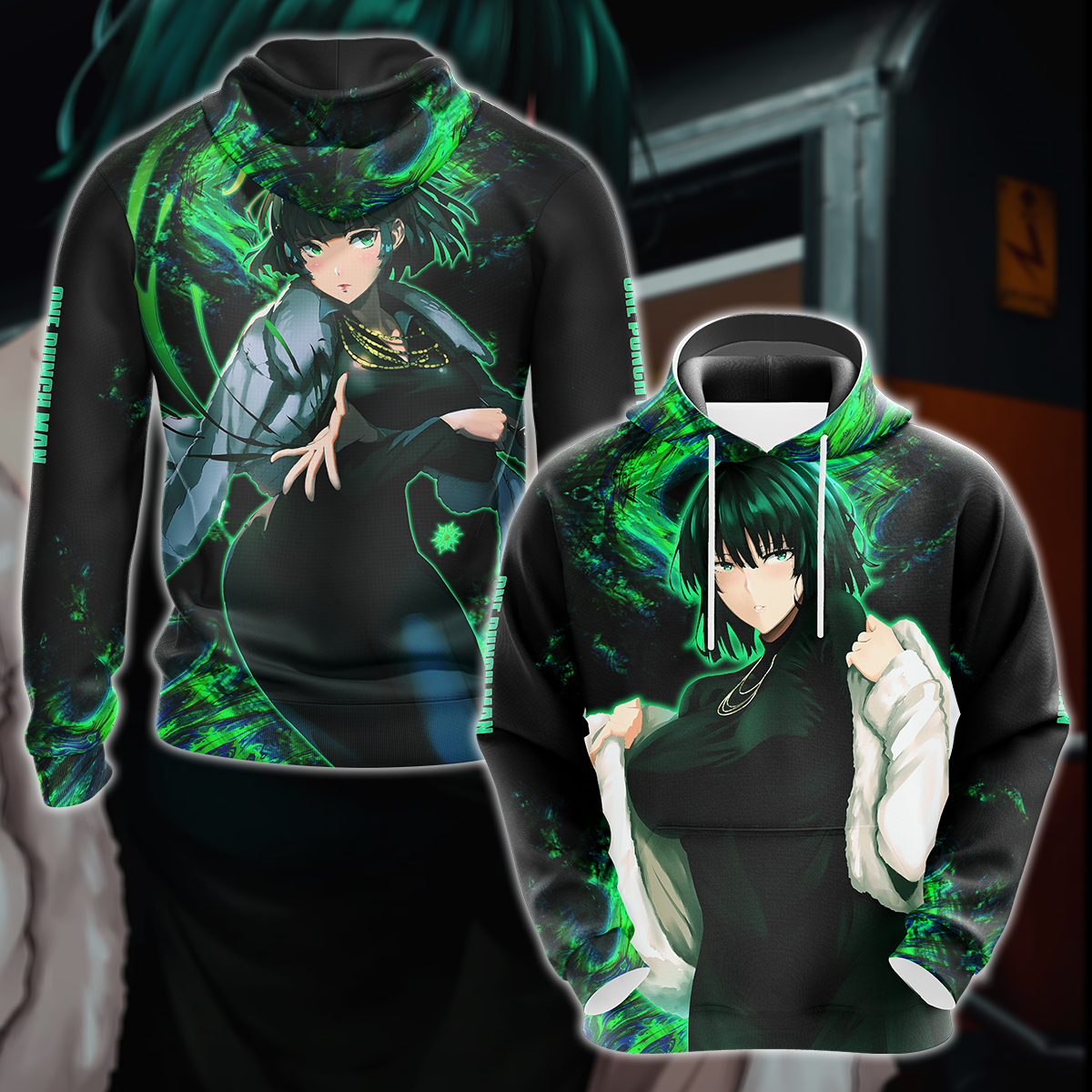 One Punch Man Fubuki 3D All Over Print T-shirt Tank Top Zip Hoodie Pullover Hoodie Hawaiian Shirt Beach Shorts Jogger Hoodie