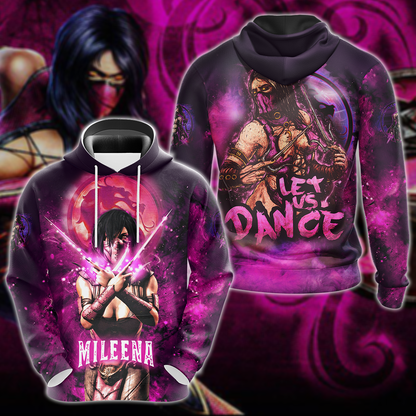 Mortal Kombat: Mileena 3D All Over Print T-shirt Tank Top Zip Hoodie Pullover Hoodie Hawaiian Shirt Beach Shorts Jogger Hoodie