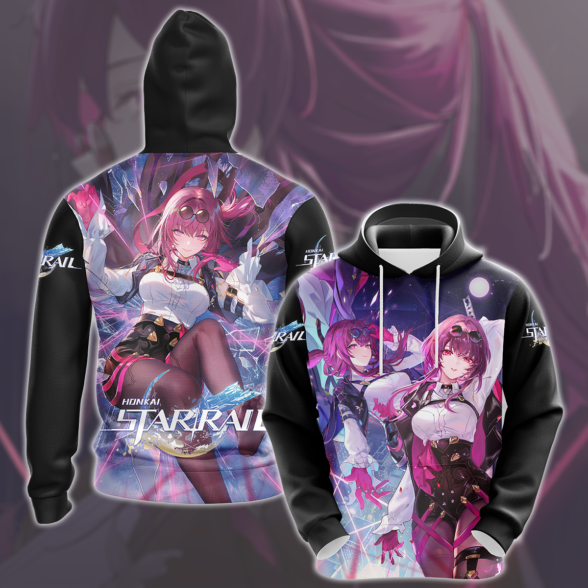 Honkai: Star Rail Kafka Video Game All Over Printed T-shirt Tank Top Zip Hoodie Pullover Hoodie Hawaiian Shirt Beach Shorts Joggers Hoodie