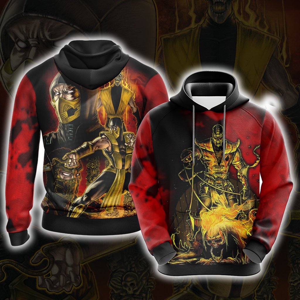 Mortal Kombat Scorpio Unisex 3D T-shirt Hoodie