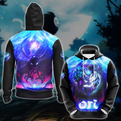 Ori and the Will of the Wisps Video Game 3D All Over Printed T-shirt Tank Top Zip Hoodie Pullover Hoodie Hawaiian Shirt Beach Shorts Jogger Hoodie