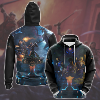 Pillars of Eternity Video Game All Over Printed T-shirt Tank Top Zip Hoodie Pullover Hoodie Hawaiian Shirt Beach Shorts Joggers Hoodie