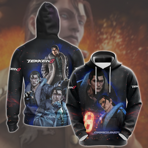 Tekken 8 Dragunov Video Game All Over Printed T-shirt Tank Top Zip Hoodie Pullover Hoodie Hawaiian Shirt Beach Shorts Joggers Hoodie S 