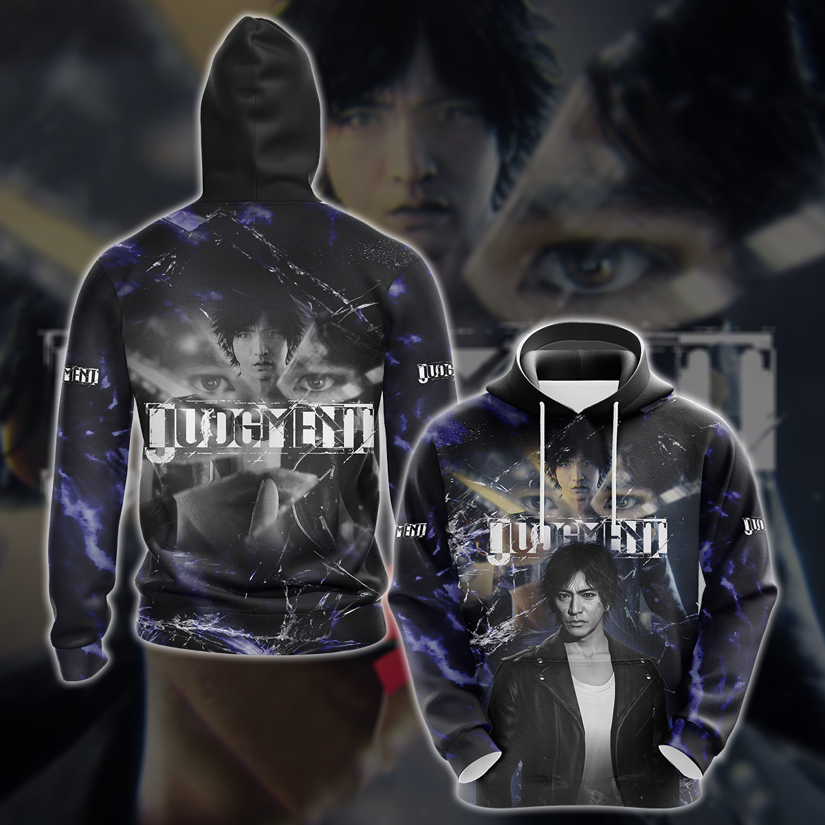 Judgment Video Game 3D All Over Printed T-shirt Tank Top Zip Hoodie Pullover Hoodie Hawaiian Shirt Beach Shorts Jogger Hoodie