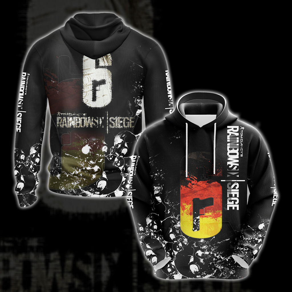 Tom Clancy's Rainbow Six All Over Print T-shirt Tank Top Zip Hoodie Pullover Hoodie Hawaiian Shirt Hoodie