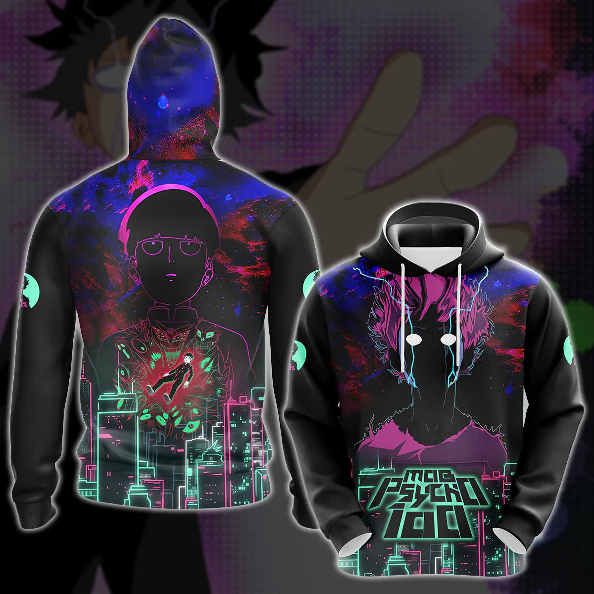 Mob Psycho 100 Anime Anime Manga 3D All Over Print T-shirt Tank Top Zip Hoodie Pullover Hoodie Hawaiian Shirt Beach Shorts Jogger Hoodie