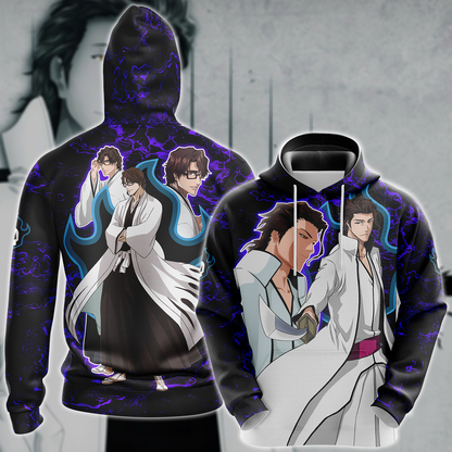 Bleach Sousuke Aizen Anime Manga 3D All Over Print T-shirt Tank Top Zip Hoodie Pullover Hoodie Hawaiian Shirt Beach Shorts Jogger Hoodie