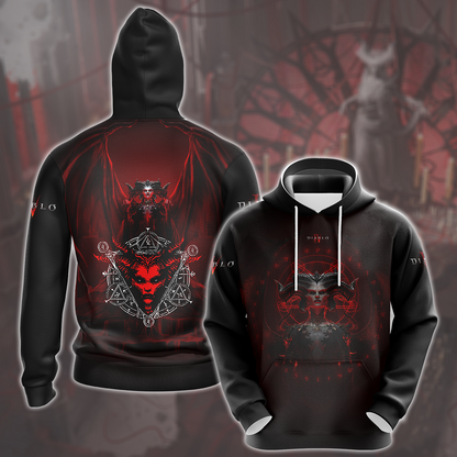 Diablo IV Video Game All Over Printed T-shirt Tank Top Zip Hoodie Pullover Hoodie Hawaiian Shirt Beach Shorts Joggers Hoodie