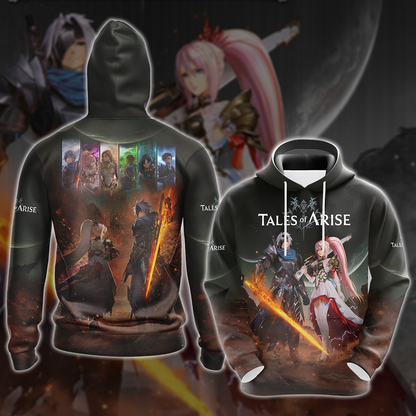 Tales of Arise Video Game 3D All Over Printed T-shirt Tank Top Zip Hoodie Pullover Hoodie Hawaiian Shirt Beach Shorts Jogger Hoodie