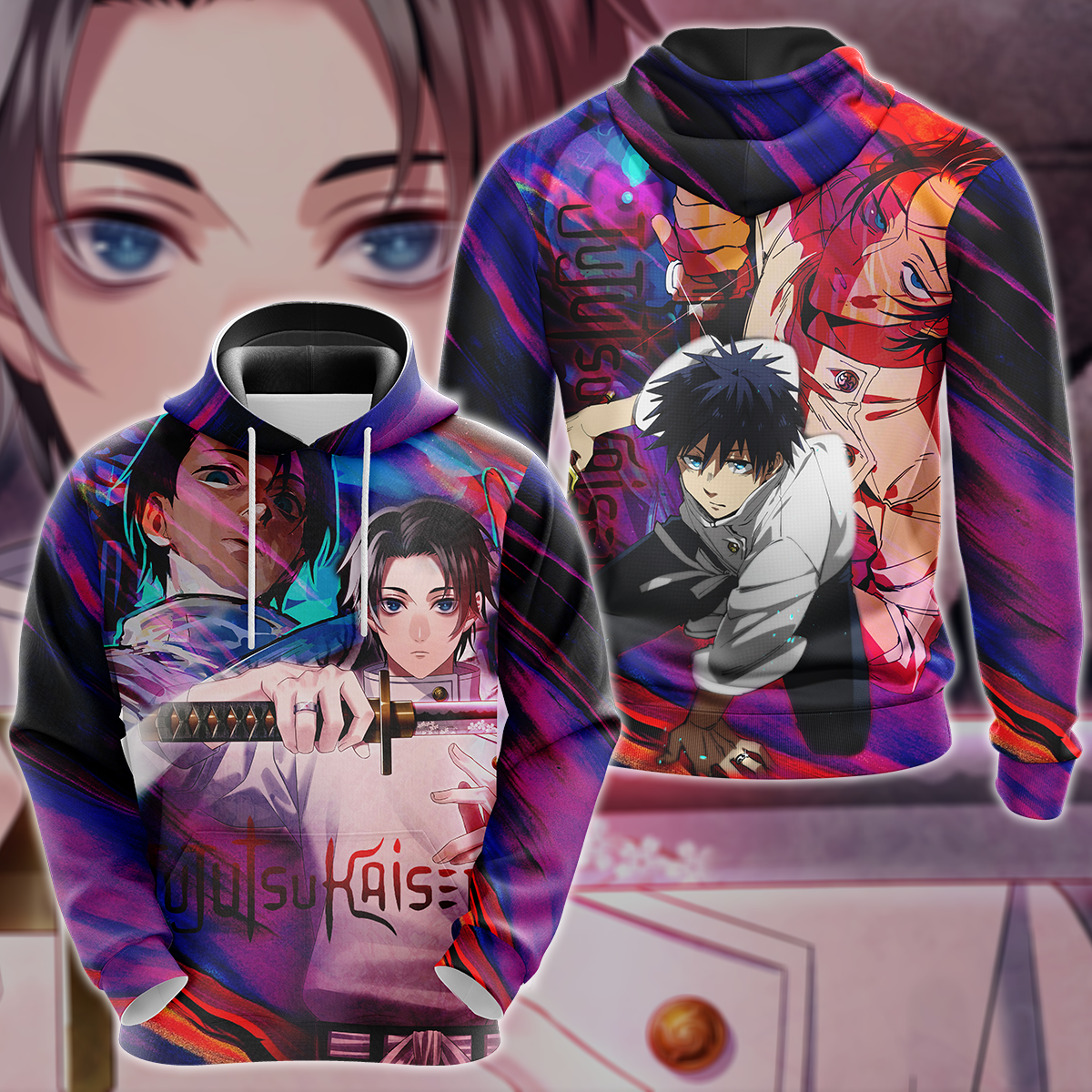 Jujutsu Kaisen Yuta Okkotsu 3D All Over Print T-shirt Tank Top Zip Hoodie Pullover Hoodie Hawaiian Shirt Beach Shorts Jogger Hoodie