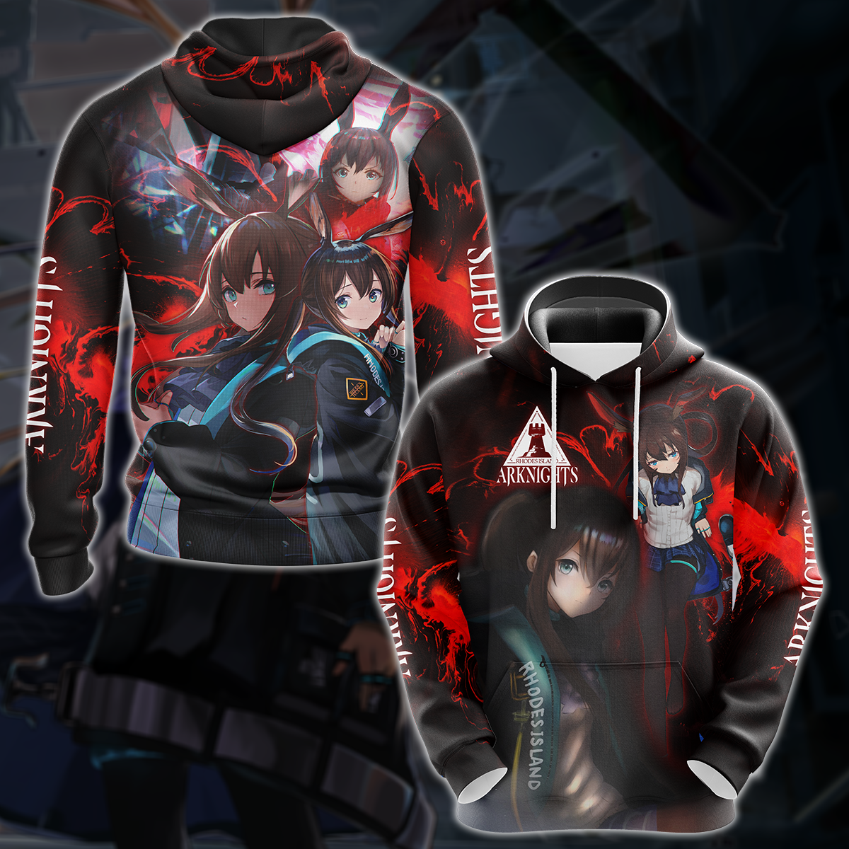 Arknights Video Game 3D All Over Print T-shirt Tank Top Zip Hoodie Pullover Hoodie Hawaiian Shirt Beach Shorts Jogger Hoodie