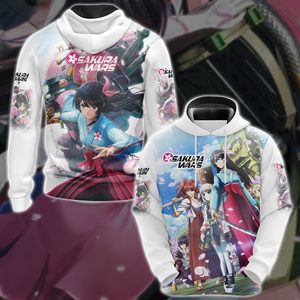 Sakura Wars Video Game 3D All Over Printed T-shirt Tank Top Zip Hoodie Pullover Hoodie Hawaiian Shirt Beach Shorts Jogger Hoodie S 