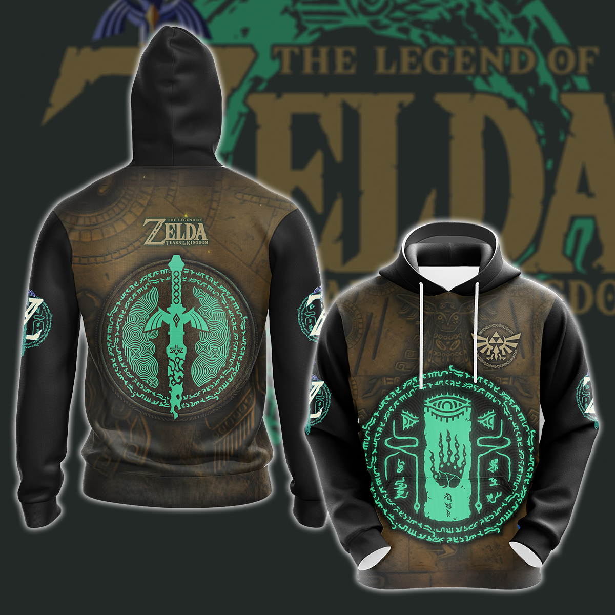 The Legend of Zelda: Tears of the Kingdom Video Game 3D All Over Printed T-shirt Tank Top Zip Hoodie Pullover Hoodie Hawaiian Shirt Beach Shorts Jogger Hoodie