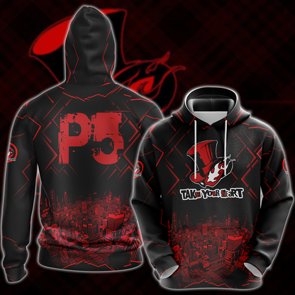 Persona 5 Strikers Video Game 3D All Over Print T-shirt Tank Top Zip Hoodie Pullover Hoodie Hawaiian Shirt Beach Shorts Jogger Hoodie
