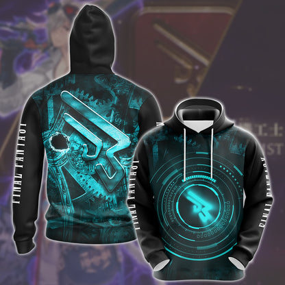 Final Fantasy Machinist Video Game All Over Printed T-shirt Tank Top Zip Hoodie Pullover Hoodie Hawaiian Shirt Beach Shorts Joggers Hoodie