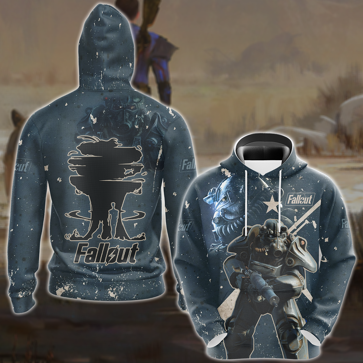 Fallout 4 Video Game 3D All Over Printed T-shirt Tank Top Zip Hoodie Pullover Hoodie Hawaiian Shirt Beach Shorts Jogger Hoodie